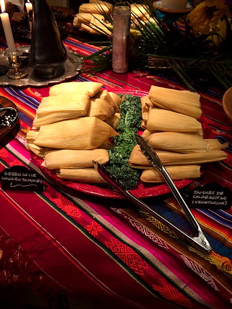 Authentic, delicious Southwest chicken and calabacitas tamales by Casa Nova Custom Catering, Santa Fe, NM