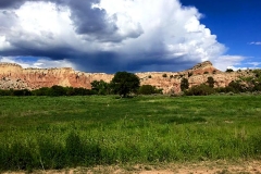 Ghost Ranch scenery for location wedding catered by Casa Nova Custom Catering, Santa Fe, New Mexico