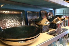 Contemporary service ware collection exclusively from Casa Nova Custom Catering, Santa Fe, NM