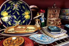 Casuela and sarape service ware collection from Casa Nova Custom Catering, Santa Fe, NM